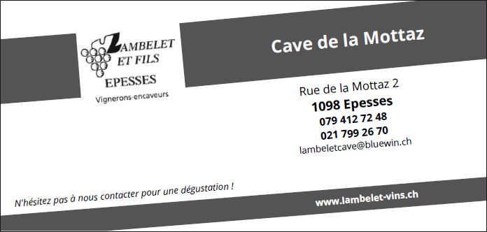 Cave de la Mottaz